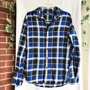 Angelo Litrico | Flannel Plaid Button Down